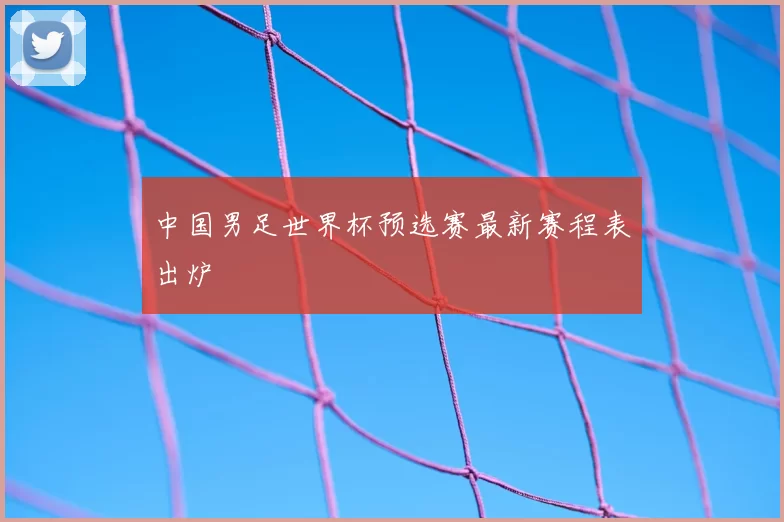 中国男足世界杯预选赛最新赛程表出炉